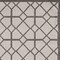 Homeroots 39 x 59 in. Ivory or Grey Polypropylene Rug 375024 - alternate 1